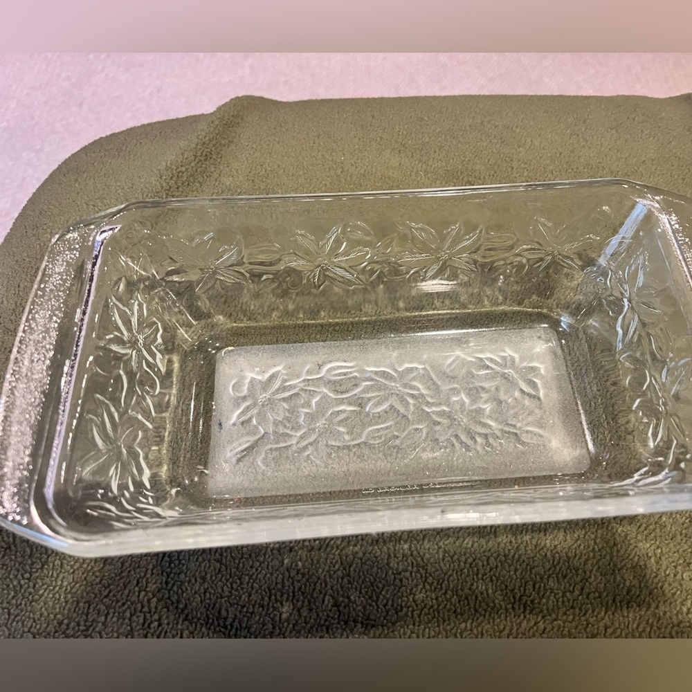 PRINCESS HOUSE Crystal FANTASIA Loaf Pan Baking Dish Bread Meat Cake 537.    1